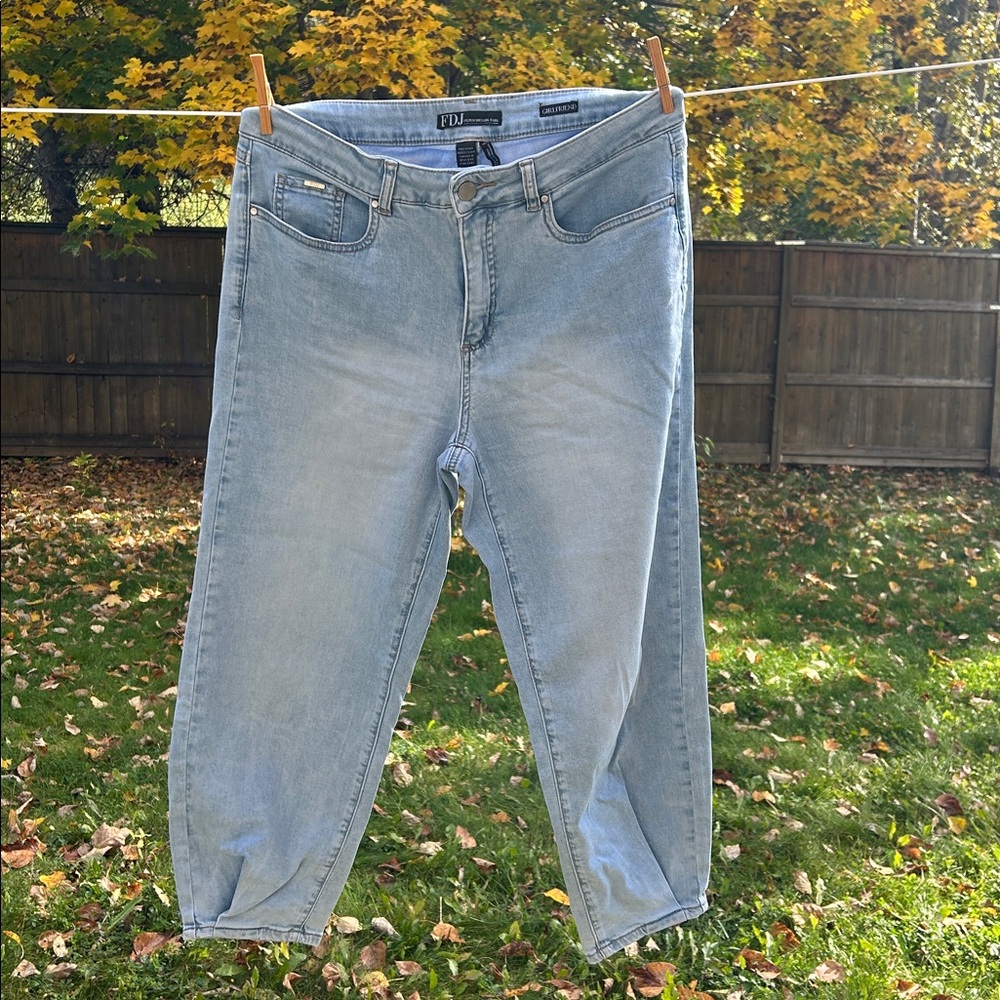 fade Girlfriend Barrel Leg Jeans